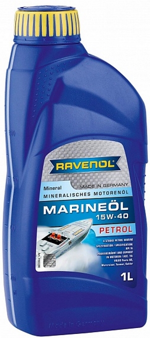 Объем 1л. RAVENOL Marineoil Petrol 15W-40 - 1163200-001-01-100 - Автомобильные жидкости. Розница и оптом, масла и антифризы - KarPar Артикул: 1163200-001-01-100. PATRIOT.