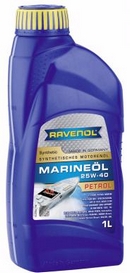 Объем 1л. RAVENOL Marineoil Petrol 25W-40 synthetic - 1162115-001-01-999
