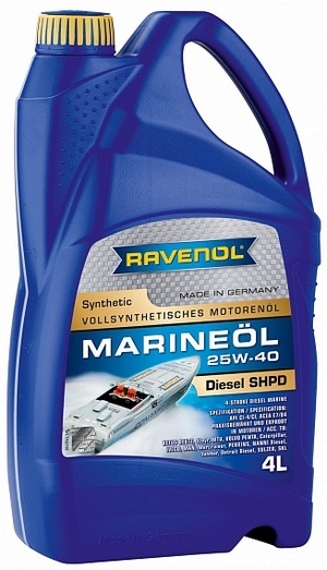 Объем 4л. RAVENOL Marineoil SHPD 25W-40 synthetic - 1162105-004-01-999 - Автомобильные жидкости. Розница и оптом, масла и антифризы - KarPar Артикул: 1162105-004-01-999. PATRIOT.