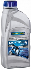 Объем 1л. RAVENOL Motobike 4-T Ester 10W-40 - 1172112-001-01-999