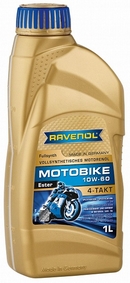 Объем 1л. RAVENOL Motobike 4-T Ester 10W-60 - 1171104-001-01-999