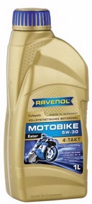 Объем 1л. RAVENOL Motobike 4-T Ester 5W-30 - 1171101-001-01-999