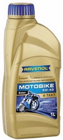 Объем 1л. RAVENOL Motobike 4-T Ester 5W-40 - 1171102-001-01-999