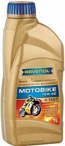 Объем 1л. RAVENOL Motobike 4-T Mineral 15W-40 - 1173121-001-01-999