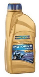 Объем 1л. RAVENOL Motobike V-Twin 20W-50 Fullsynth - 1171105-001-01-999