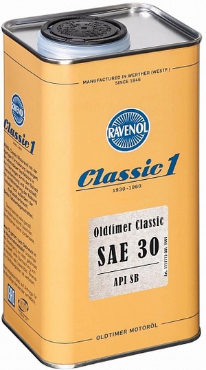Объем 1л. RAVENOL Oldtimer Classic SAE 30 API SB - 1118113-001-01-999 - Автомобильные жидкости. Розница и оптом, масла и антифризы - KarPar Артикул: 1118113-001-01-999. PATRIOT.