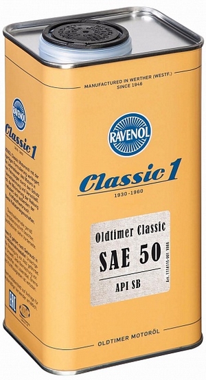 Объем 1л. RAVENOL Oldtimer Classic SAE 50 API SB - 1118115-001-01-999 - Автомобильные жидкости. Розница и оптом, масла и антифризы - KarPar Артикул: 1118115-001-01-999. PATRIOT.