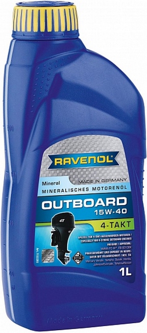 Объем 1л. RAVENOL Outboardoel 4T 15W-40 - 1153205-001-01-999 - Автомобильные жидкости. Розница и оптом, масла и антифризы - KarPar Артикул: 1153205-001-01-999. PATRIOT.