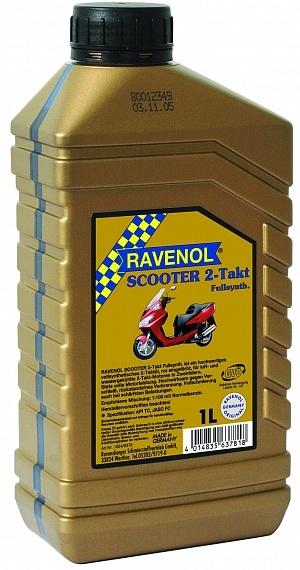 Объем 1л. RAVENOL Scooter 2T Fullsynth - 1151150-001-01-100 - Автомобильные жидкости. Розница и оптом, масла и антифризы - KarPar Артикул: 1151150-001-01-100. PATRIOT.
