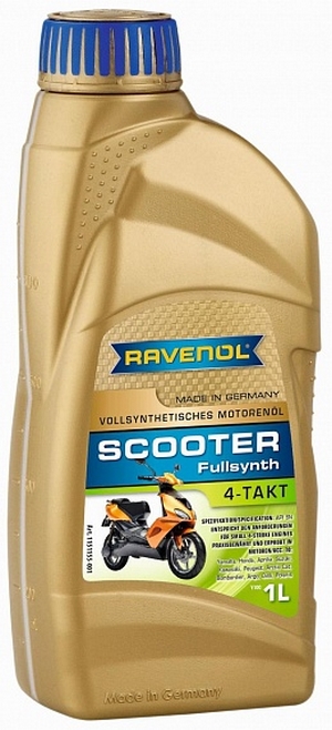 Объем 1л. RAVENOL Scooter 4T Fullsynth - 1151155-001-01-999 - Автомобильные жидкости. Розница и оптом, масла и антифризы - KarPar Артикул: 1151155-001-01-999. PATRIOT.