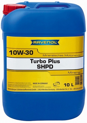 Объем 10л. RAVENOL Turbo plus SHPD 10W-30 - 1123105-010-01-999 - Автомобильные жидкости, масла и антифризы - KarPar Артикул: 1123105-010-01-999. PATRIOT.
