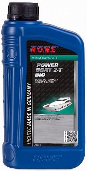 Объем 1л. ROWE Hightec Power Boat 2-T BIO - 20034-0010-03 - Автомобильные жидкости. Розница и оптом, масла и антифризы - KarPar Артикул: 20034-0010-03. PATRIOT.