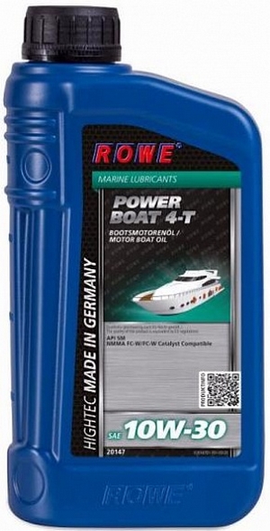 Объем 1л. ROWE Hightec Power Boat 4-T 10W-30 - 20147-172-03 - Автомобильные жидкости. Розница и оптом, масла и антифризы - KarPar Артикул: 20147-172-03. PATRIOT.