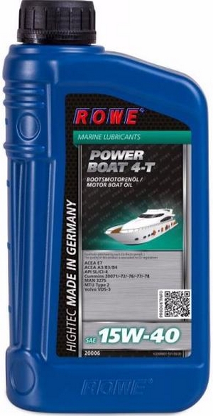 Объем 1л. ROWE Hightec Power Boat 4-T 15W-40 - 20006-172-03 - Автомобильные жидкости. Розница и оптом, масла и антифризы - KarPar Артикул: 20006-172-03. PATRIOT.