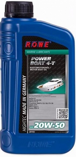 Объем 1л. ROWE Hightec Power Boat 4-T 20W-50 - 20155-171-03 - Автомобильные жидкости. Розница и оптом, масла и антифризы - KarPar Артикул: 20155-171-03. PATRIOT.