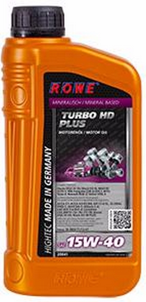 Объем 1л. ROWE Hightec Turbo HD Plus 15W-40 - 20041-0010-03 - Автомобильные жидкости. Розница и оптом, масла и антифризы - KarPar Артикул: 20041-0010-03. PATRIOT.