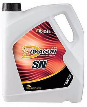 Объем 4л. S-OIL Dragon SN 0W-20 - DSN0W20_04 - Автомобильные жидкости. Розница и оптом, масла и антифризы - KarPar Артикул: DSN0W20_04. PATRIOT.