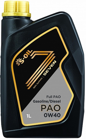 Объем 1л. S-OIL Seven PAO 0W-40 - PAO0W40_01 - Автомобильные жидкости. Розница и оптом, масла и антифризы - KarPar Артикул: PAO0W40_01. PATRIOT.