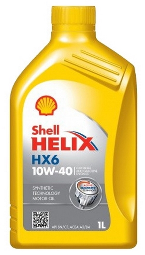 Объем 1л. SHELL Helix HX6 10W-40 - 550040097 - Автомобильные жидкости. Розница и оптом, масла и антифризы - KarPar Артикул: 550040097. PATRIOT.