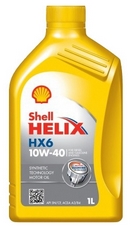 Объем 1л. SHELL Helix HX6 10W-40 - 550040097