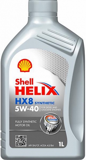 Объем 1л. SHELL Helix HX8 Synthetic 5W-40 - 550040424 - Автомобильные жидкости, масла и антифризы - KarPar Артикул: 550040424. PATRIOT.