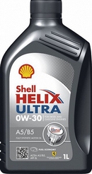 Объем 1л. SHELL Helix Ultra A5/B5 0W-30 - 550040650