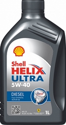 Объем 1л. SHELL Helix Ultra Diesel 5W-40 - 550040552
