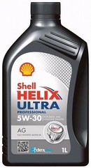 Объем 1л. SHELL Helix Ultra Professional AG 5W-30 - 550040571