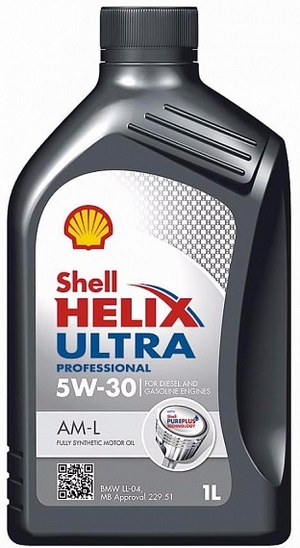 Объем 1л. SHELL Helix Ultra Professional AM-L 5W-30 - 550042563 - Автомобильные жидкости, масла и антифризы - KarPar Артикул: 550042563. PATRIOT.
