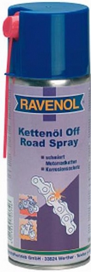 Объем 0,4л. Смазка для цепей RAVENOL Kettenoel Off-Road Spray - 1360303-400-05-000 - Автомобильные жидкости. Розница и оптом, масла и антифризы - KarPar Артикул: 1360303-400-05-000. PATRIOT.