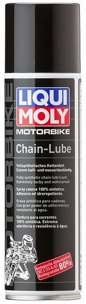 Объем 0,25л. Смазка для цепи LIQUI MOLY Motorbike Chain Lube - 8051 - Автомобильные жидкости. Розница и оптом, масла и антифризы - KarPar Артикул: 8051. PATRIOT.