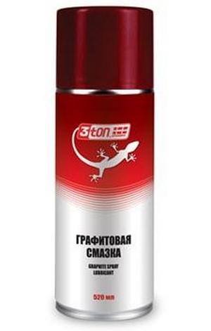 Объем 0,52л. Смазка графитовая 3TON Graphite Spray Lubricant - TC-531 - Автомобильные жидкости. Розница и оптом, масла и антифризы - KarPar Артикул: TC-531. PATRIOT.