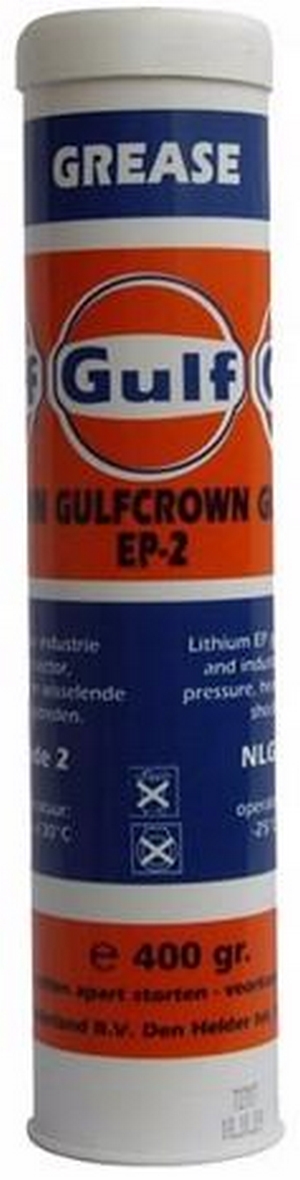 Объем 0,4кг Смазка GULF Crown EP 2 - 130808401934 - Автомобильные жидкости. Розница и оптом, масла и антифризы - KarPar Артикул: 130808401934. PATRIOT.