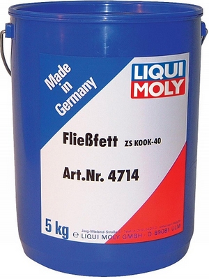 Объем 5л. Смазка LIQUI MOLY Fliessfett ZS KOOK-40 - 4714 - Автомобильные жидкости. Розница и оптом, масла и антифризы - KarPar Артикул: 4714. PATRIOT.
