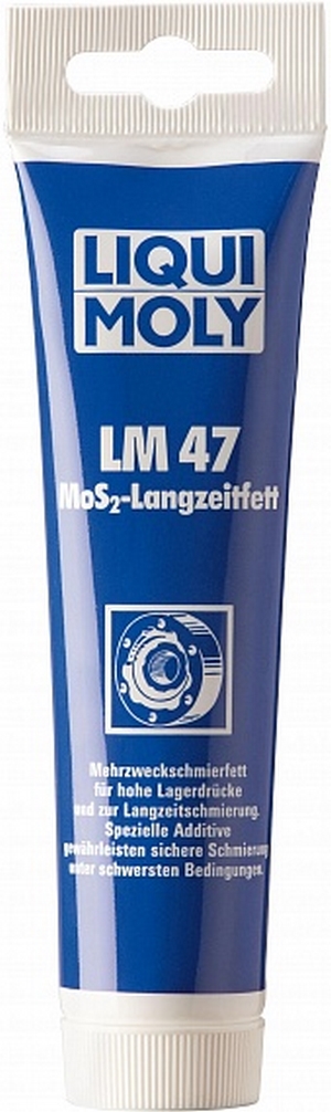 Объем 0,100кг Смазка LIQUI MOLY LM 47 Langzeitfett + MoS2 - 1987 - Автомобильные жидкости. Розница и оптом, масла и антифризы - KarPar Артикул: 1987. PATRIOT.
