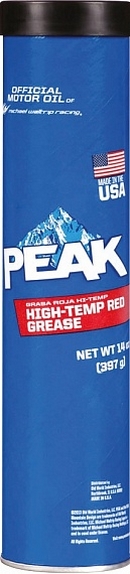 Объем 0,396кг Смазка PEAK High-Temperature Red Lithium Grease - 7020148