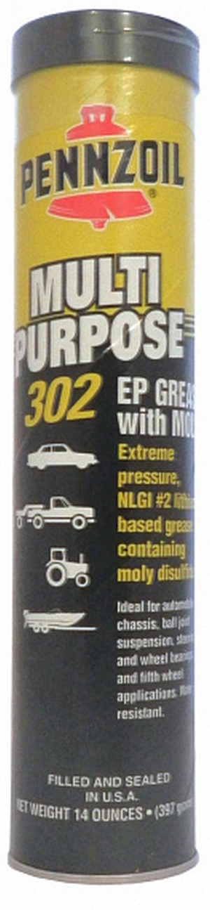 Объем 0,397кг Смазка PENNZOIL Multi-Purpose 302 EP Grease With Moly - 7705 - Автомобильные жидкости. Розница и оптом, масла и антифризы - KarPar Артикул: 7705. PATRIOT.