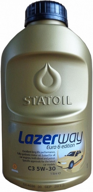 Объем 1л. STATOIL LazerWay C3 5W-30 - 1000866 - Автомобильные жидкости. Розница и оптом, масла и антифризы - KarPar Артикул: 1000866. PATRIOT.