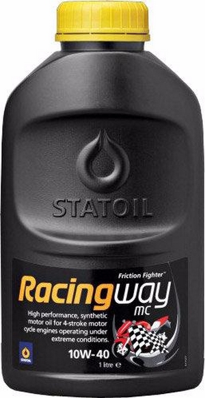 Объем 1л. STATOIL RacingWay MC 10W-40 - 1001293 - Автомобильные жидкости. Розница и оптом, масла и антифризы - KarPar Артикул: 1001293. PATRIOT.