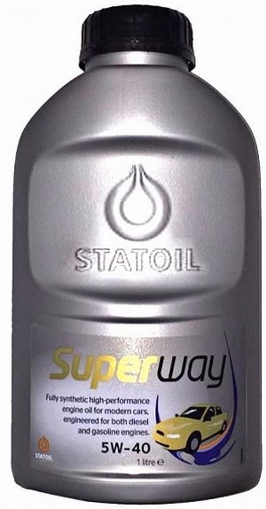 Объем 1л. STATOIL SuperWay 5W-40 - 1075729 - Автомобильные жидкости. Розница и оптом, масла и антифризы - KarPar Артикул: 1075729. PATRIOT.