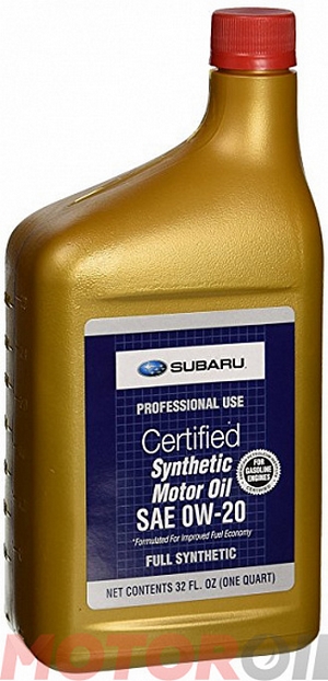Объем 0,946л. SUBARU Motor Oil 0W-20 Synthetic US - SOA42-7V1310 - Автомобильные жидкости. Розница и оптом, масла и антифризы - KarPar Артикул: SOA42-7V1310. PATRIOT.