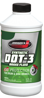 Тормозная жидкость JOHNSENS Premium DOT 3 Brake Fluid - J-2212 Объем 0,354л.