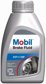 Тормозная жидкость MOBIL Brake Fluid DOT 4 ESP - 740149 Объем 0,5л.