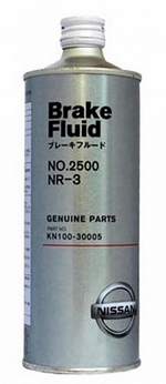 Тормозная жидкость NISSAN Brake Fluid DOT-3 - KN100-30005 Объем 0,5л.