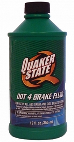 Тормозная жидкость QUAKER STATE DOT-4 - 073102670938 Объем 0,355л.