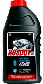 Тормозная жидкость ТОСОЛ-СИНТЕЗ ROSDOT 6 Advanced ABS Formula - 4606532003838 Объем 0,455кг