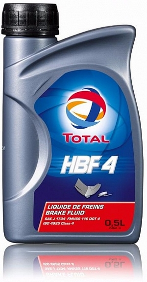 Тормозная жидкость TOTAL HBF DOT4 - 181942 Объем 0,5л. - Автомобильные жидкости, масла и антифризы - KarPar Артикул: 181942. PATRIOT.