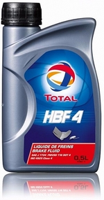 Тормозная жидкость TOTAL HBF DOT4 - 181942 Объем 0,5л.