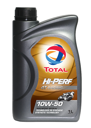 Объем 1л. TOTAL Hi-Perf 4T Racing 10W-50 - 166258 - Автомобильные жидкости. Розница и оптом, масла и антифризы - KarPar Артикул: 166258. PATRIOT.