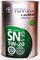 Объем 1л. TOYOTA Motor Oil SAE 5W-20 SN/GF-5 - 08880-10606